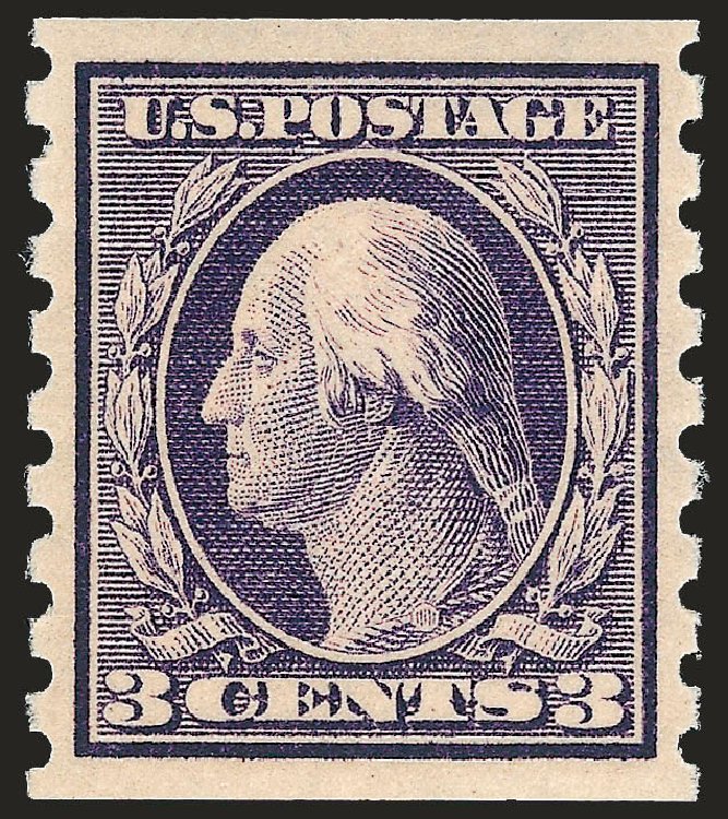 Price of US Stamps Scott Catalog # 394: 1911 3c Washington Coil. Robert Siegel Auction Galleries, Jun 2009, Sale 975, Lot 1783