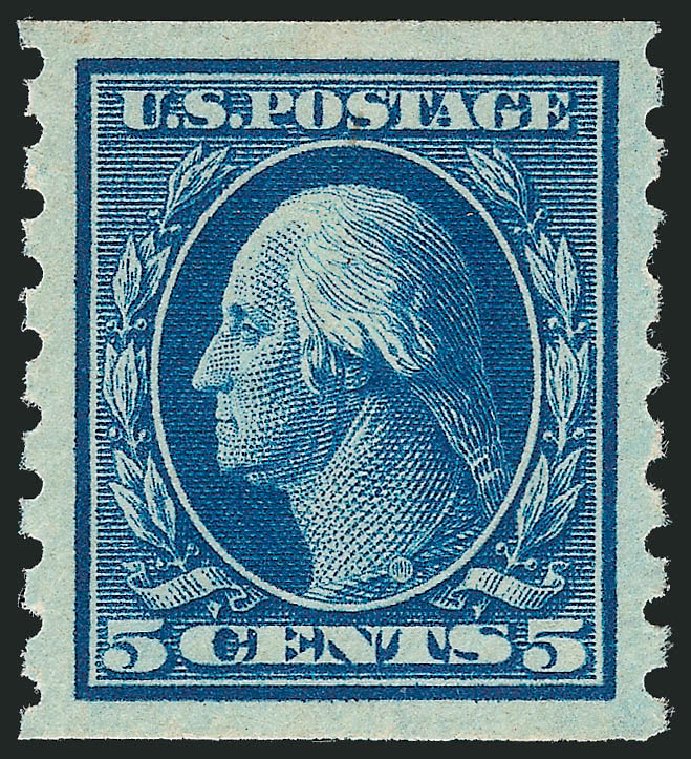 Cost of US Stamp Scott #396 - 5c 1913 Washington Coil. Robert Siegel Auction Galleries, Mar 2012, Sale 1019, Lot 772