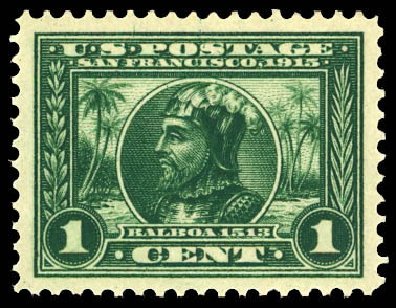 Costs of US Stamps Scott Catalog # 397: 1913 1c Panama-Pacific Exposition. Daniel Kelleher Auctions, Dec 2012, Sale 633, Lot 687