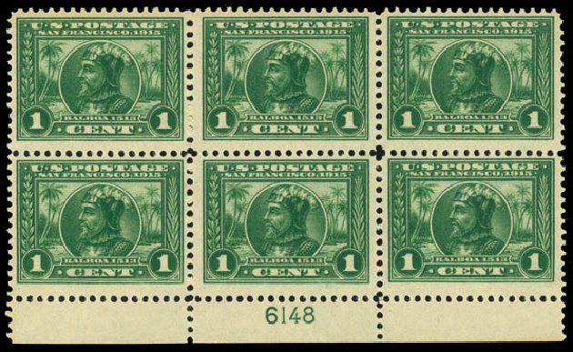 Prices of US Stamp Scott Catalogue # 397 - 1913 1c Panama-Pacific Exposition. Daniel Kelleher Auctions, Apr 2013, Sale 636, Lot 338