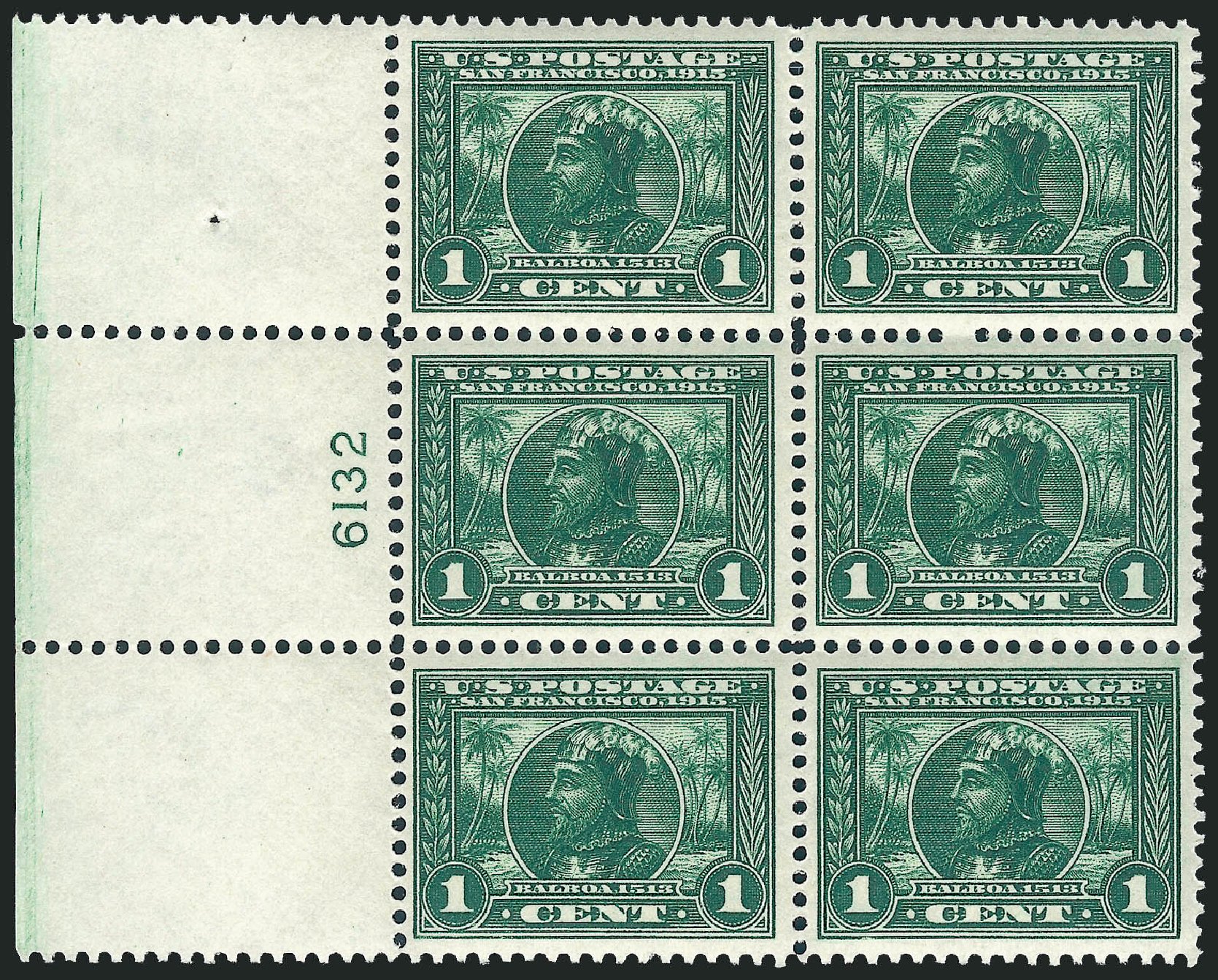 Cost of US Stamps Scott Cat. 397 - 1c 1913 Panama-Pacific Exposition. Robert Siegel Auction Galleries, Apr 2009, Sale 971, Lot 1668