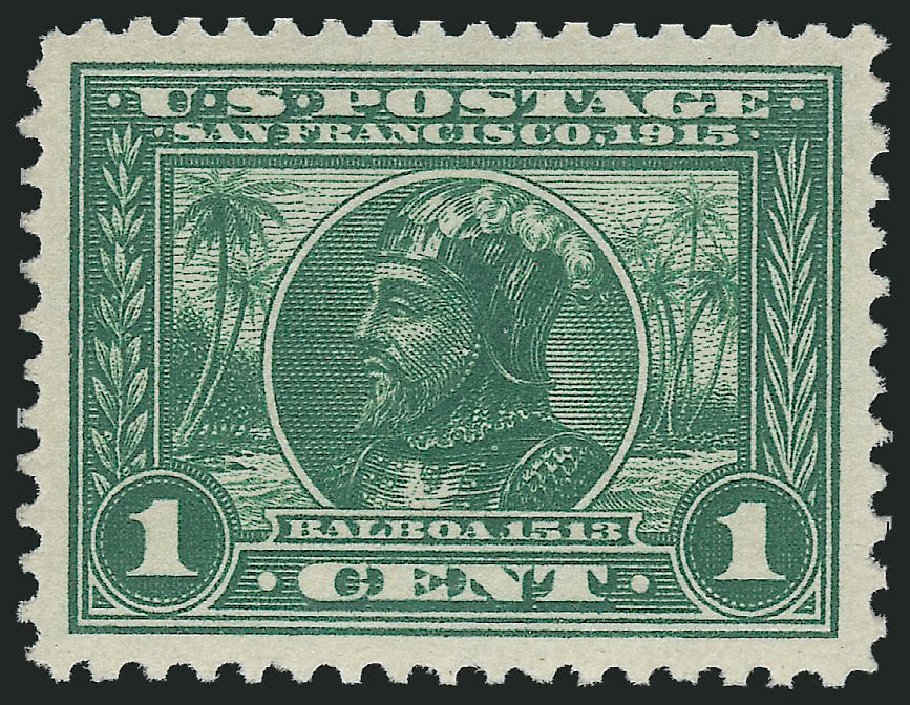 US Stamp Prices Scott Catalogue 397: 1c 1913 Panama-Pacific Exposition. Robert Siegel Auction Galleries, Sep 2009, Sale 976, Lot 1978
