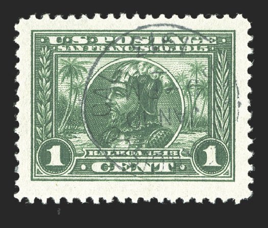 US Stamp Prices Scott Catalog # 397 - 1c 1913 Panama-Pacific Exposition. Spink Shreves Galleries, Jul 2012, Sale 140, Lot 248