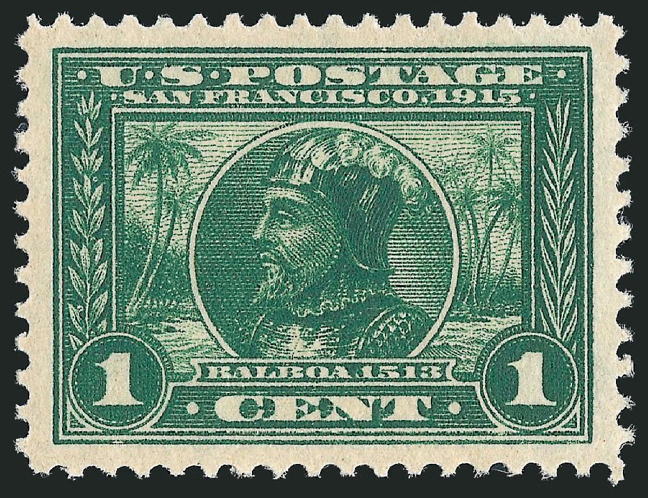 US Stamp Prices Scott 397: 1c 1913 Panama-Pacific Exposition. Robert Siegel Auction Galleries, Dec 2010, Sale 1000, Lot 1209
