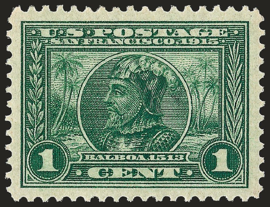 Values of US Stamp Scott Cat. # 397: 1c 1913 Panama-Pacific Exposition. Robert Siegel Auction Galleries, Sep 2008, Sale 962, Lot 2699