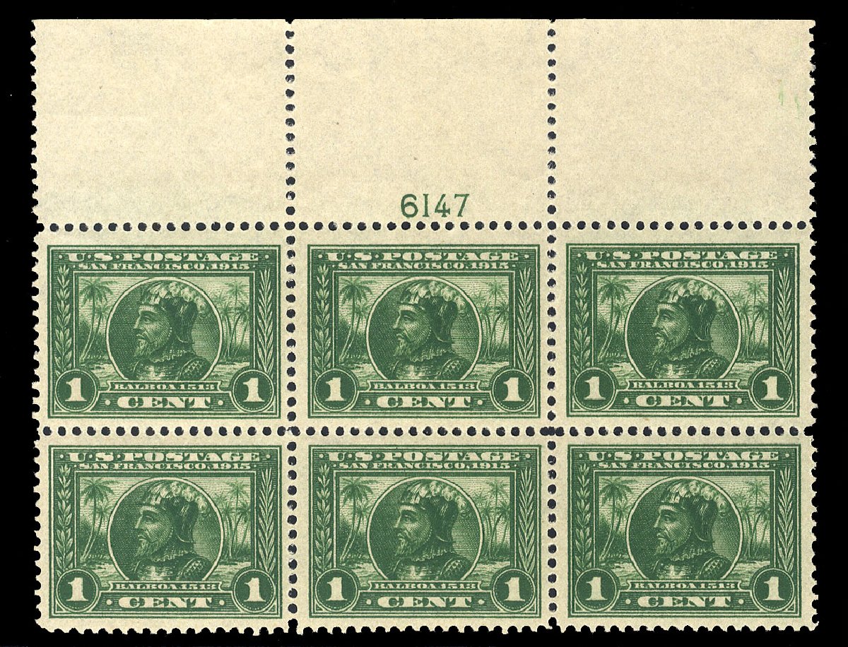 US Stamps Price Scott Catalogue #397: 1913 1c Panama-Pacific Exposition. Cherrystone Auctions, Jun 2009, Sale 200906, Lot 180