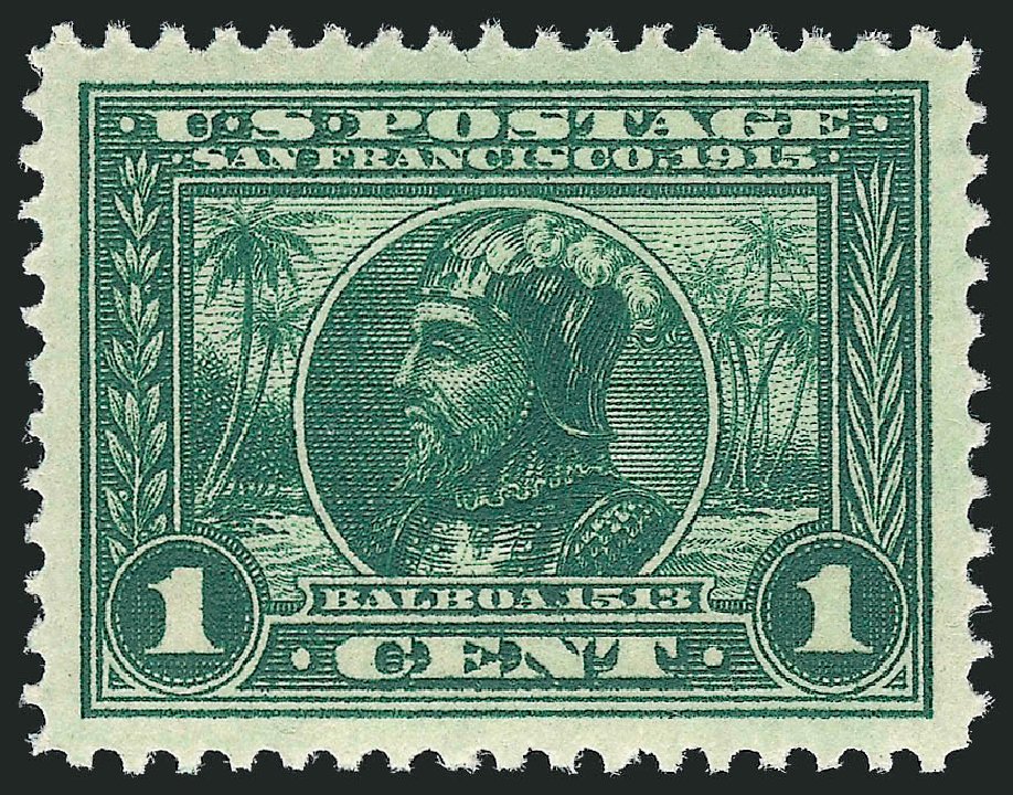 Values of US Stamp Scott Catalog # 397 - 1913 1c Panama-Pacific Exposition. Robert Siegel Auction Galleries, Nov 2012, Sale 1034, Lot 370