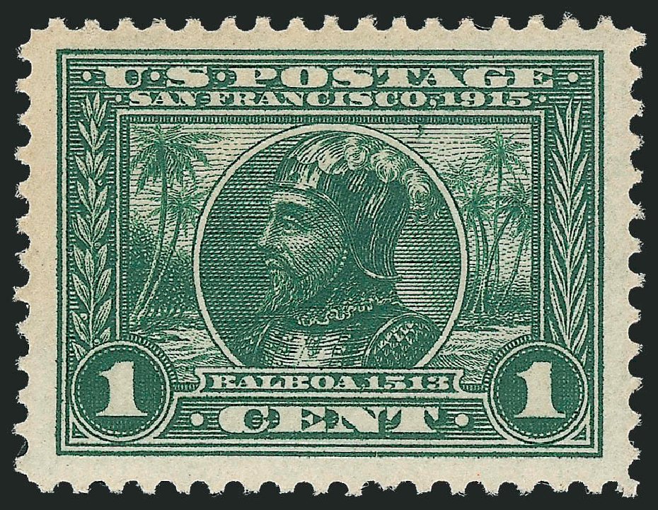 Value of US Stamp Scott Cat. #397: 1c 1913 Panama-Pacific Exposition. Robert Siegel Auction Galleries, Nov 2013, Sale 1061, Lot 3884