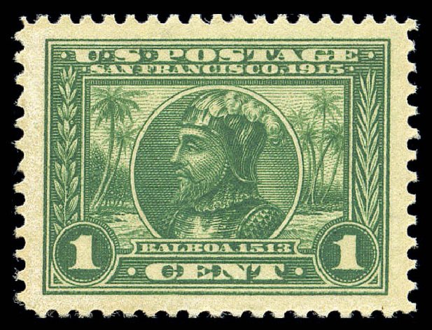 US Stamps Value Scott # 397 - 1c 1913 Panama-Pacific Exposition. Matthew Bennett International, Sep 2010, Sale 331, Lot 715