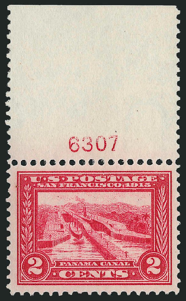 Costs of US Stamp Scott Cat. # 398 - 2c 1913 Panama-Pacific Exposition. Robert Siegel Auction Galleries, Jun 2009, Sale 975, Lot 1797