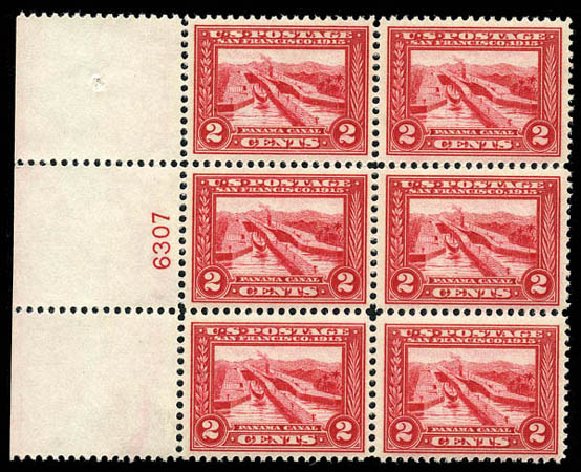 US Stamp Prices Scott Catalog 398 - 1913 2c Panama-Pacific Exposition. Matthew Bennett International, Mar 2012, Sale 344, Lot 4558