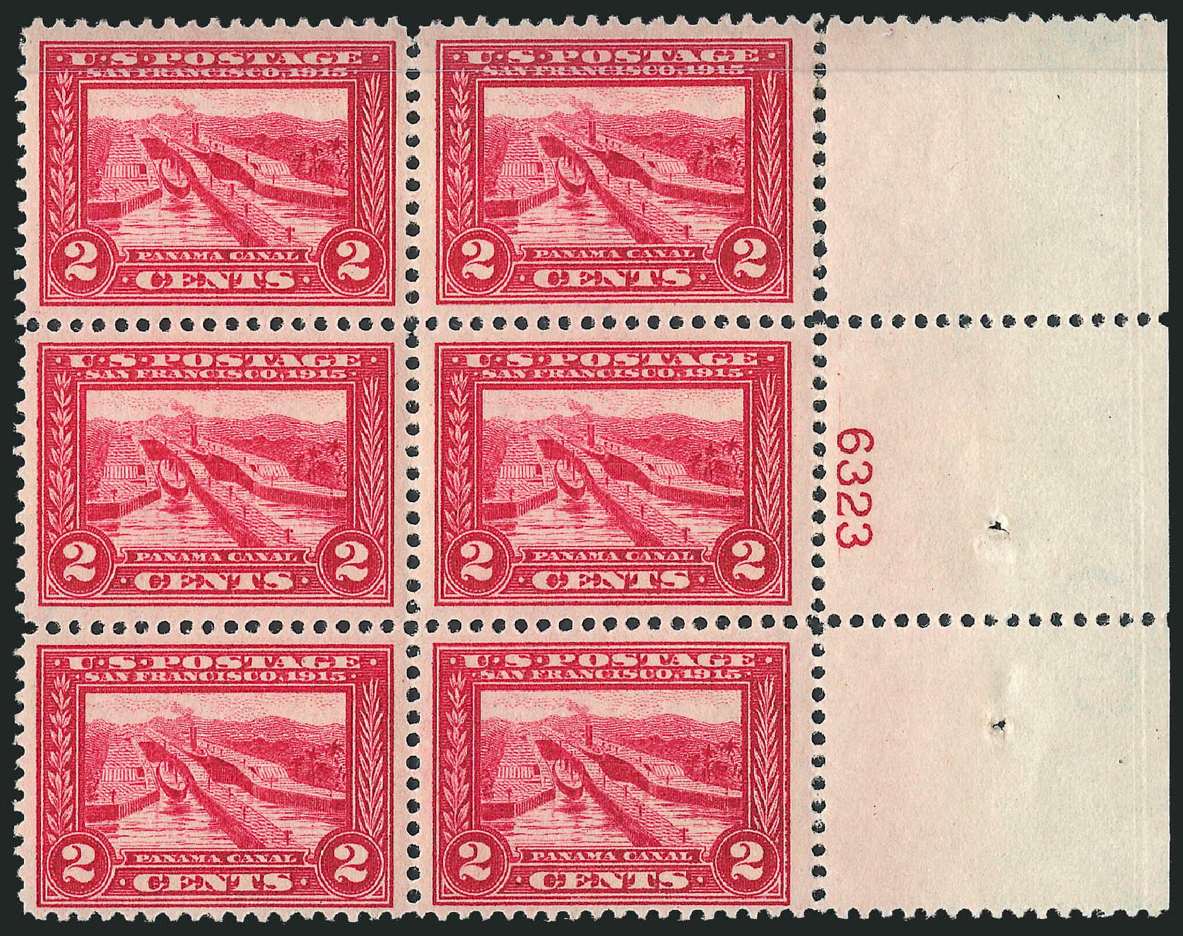 Values of US Stamp Scott Catalogue #398: 2c 1913 Panama-Pacific Exposition. Robert Siegel Auction Galleries, Apr 2009, Sale 971, Lot 1678