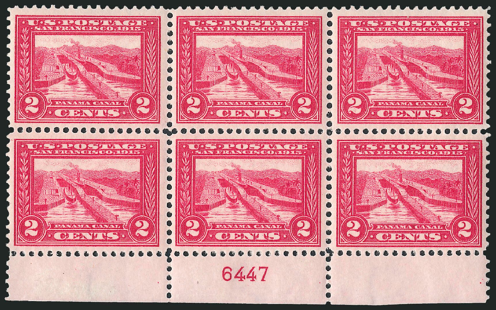 Price of US Stamps Scott Cat. #398: 2c 1913 Panama-Pacific Exposition. Robert Siegel Auction Galleries, Apr 2009, Sale 971, Lot 1688