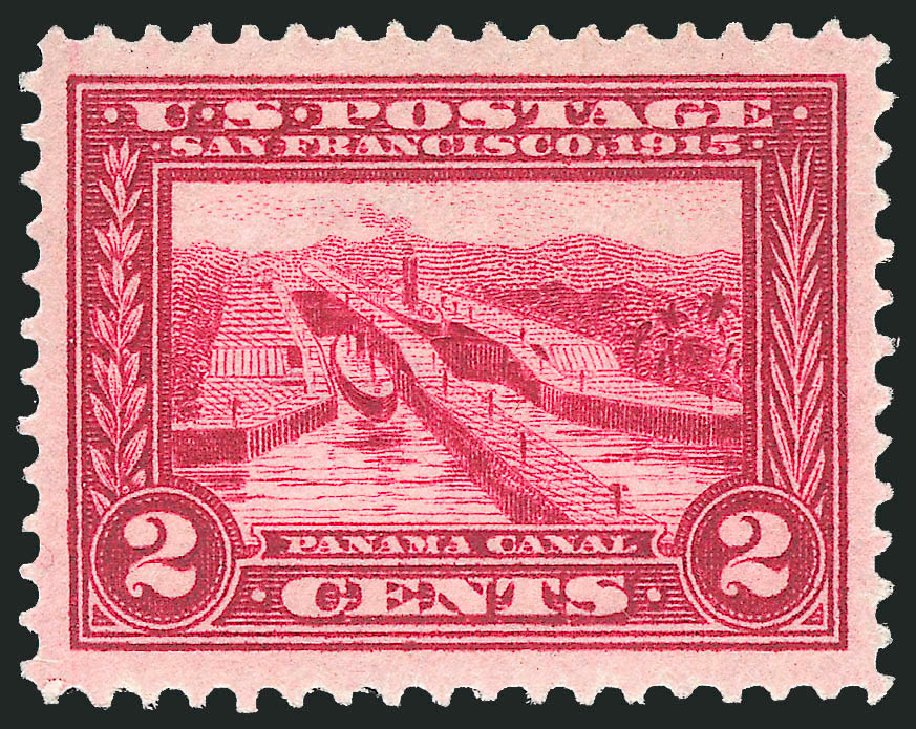 Values of US Stamps Scott Catalogue 398: 2c 1913 Panama-Pacific Exposition. Robert Siegel Auction Galleries, Oct 2010, Sale 997, Lot 5958