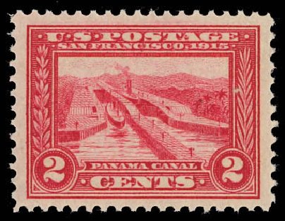 Prices of US Stamps Scott Catalogue # 398: 1913 2c Panama-Pacific Exposition. Daniel Kelleher Auctions, Oct 2012, Sale 632, Lot 1319