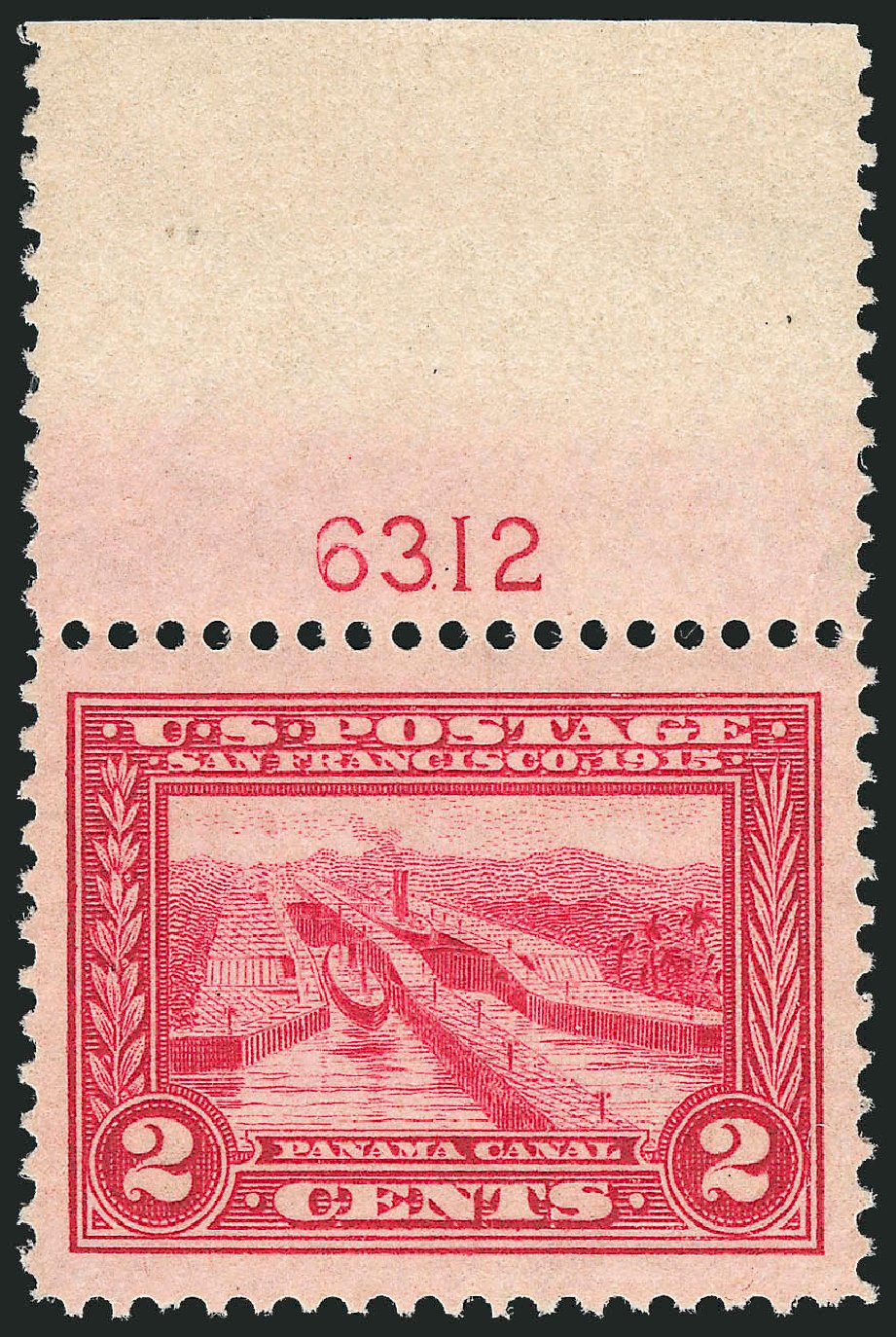 Prices of US Stamps Scott 398 - 2c 1913 Panama-Pacific Exposition. Robert Siegel Auction Galleries, Dec 2010, Sale 1000, Lot 1210