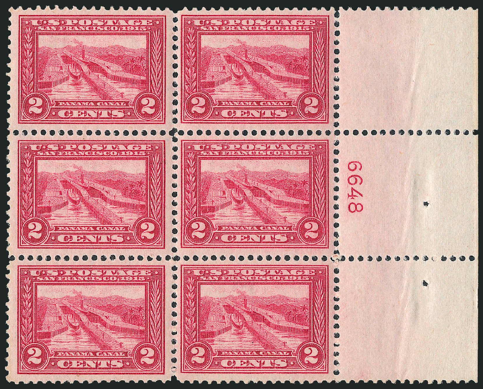 Value of US Stamp Scott Catalog #398: 2c 1913 Panama-Pacific Exposition. Robert Siegel Auction Galleries, Apr 2009, Sale 971, Lot 1690