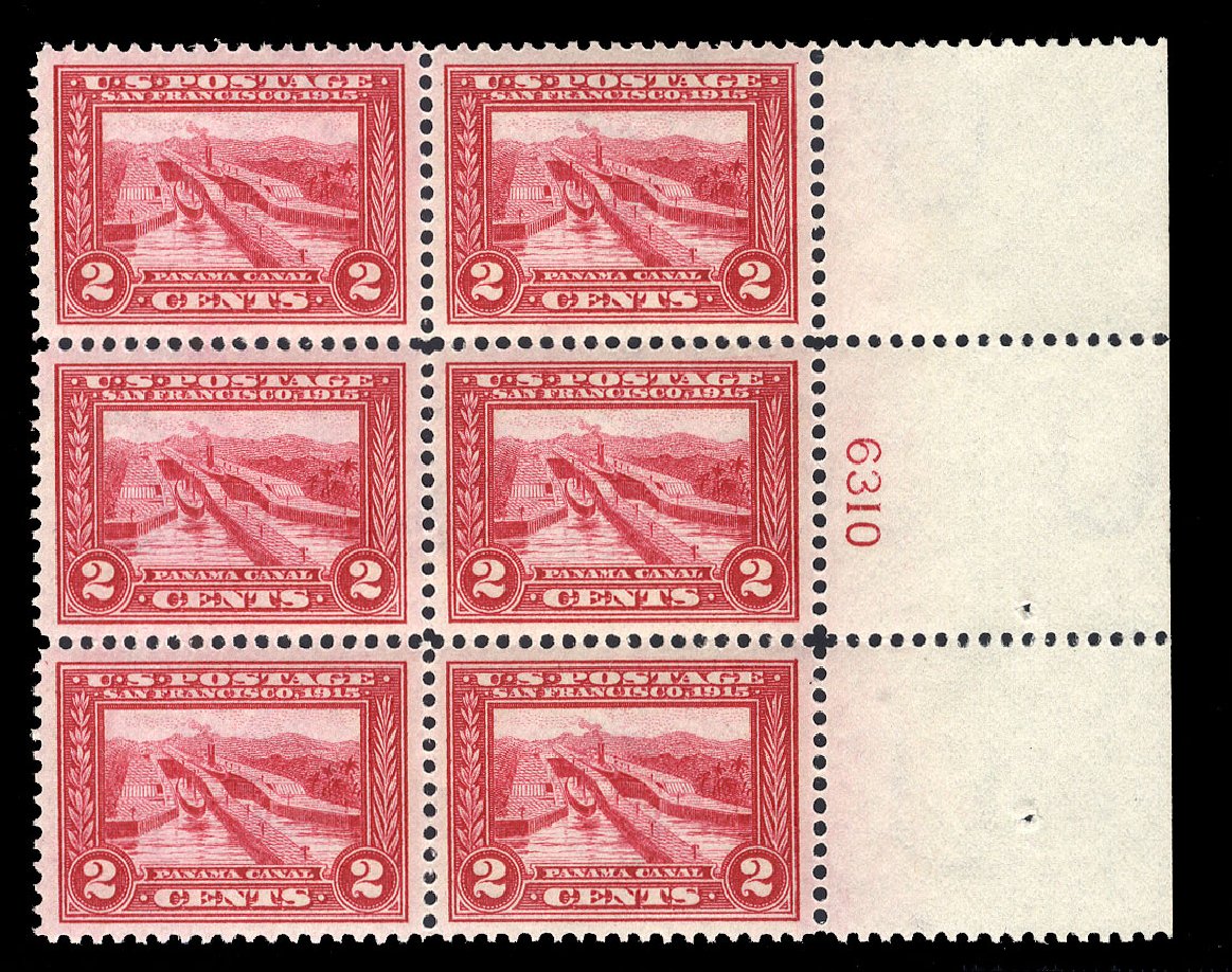 Costs of US Stamps Scott Catalog #398 - 2c 1913 Panama-Pacific Exposition. Cherrystone Auctions, Jun 2009, Sale 200906, Lot 181