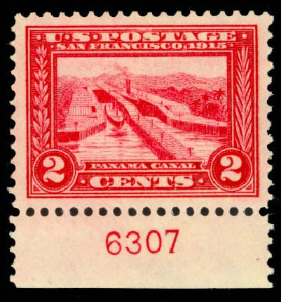 US Stamp Price Scott Catalogue # 398: 1913 2c Panama-Pacific Exposition. Daniel Kelleher Auctions, Mar 2013, Sale 635, Lot 504