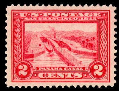 Price of US Stamp Scott Catalogue 398 - 1913 2c Panama-Pacific Exposition. Daniel Kelleher Auctions, Sep 2013, Sale 639, Lot 3504