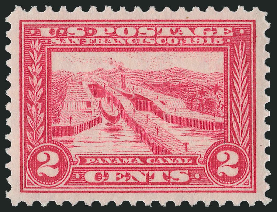 Values of US Stamp Scott Cat. # 398 - 2c 1913 Panama-Pacific Exposition. Robert Siegel Auction Galleries, Dec 2009, Sale 978, Lot 1104