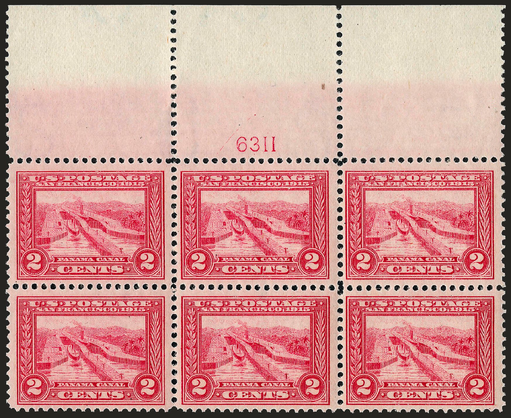Value of US Stamps Scott 398: 2c 1913 Panama-Pacific Exposition. Robert Siegel Auction Galleries, Dec 2009, Sale 982, Lot 5784