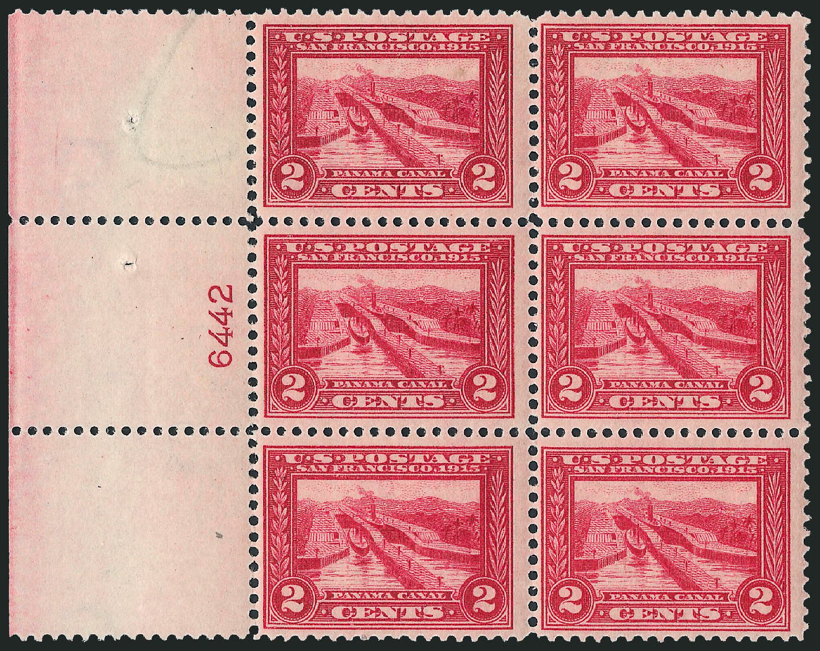 Cost of US Stamp Scott Catalog # 398 - 1913 2c Panama-Pacific Exposition. Robert Siegel Auction Galleries, Apr 2009, Sale 971, Lot 1685