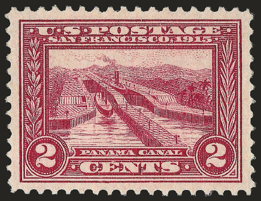 Costs of US Stamp Scott Cat. # 398: 1913 2c Panama-Pacific Exposition. Robert Siegel Auction Galleries, Jun 2009, Sale 973, Lot 195