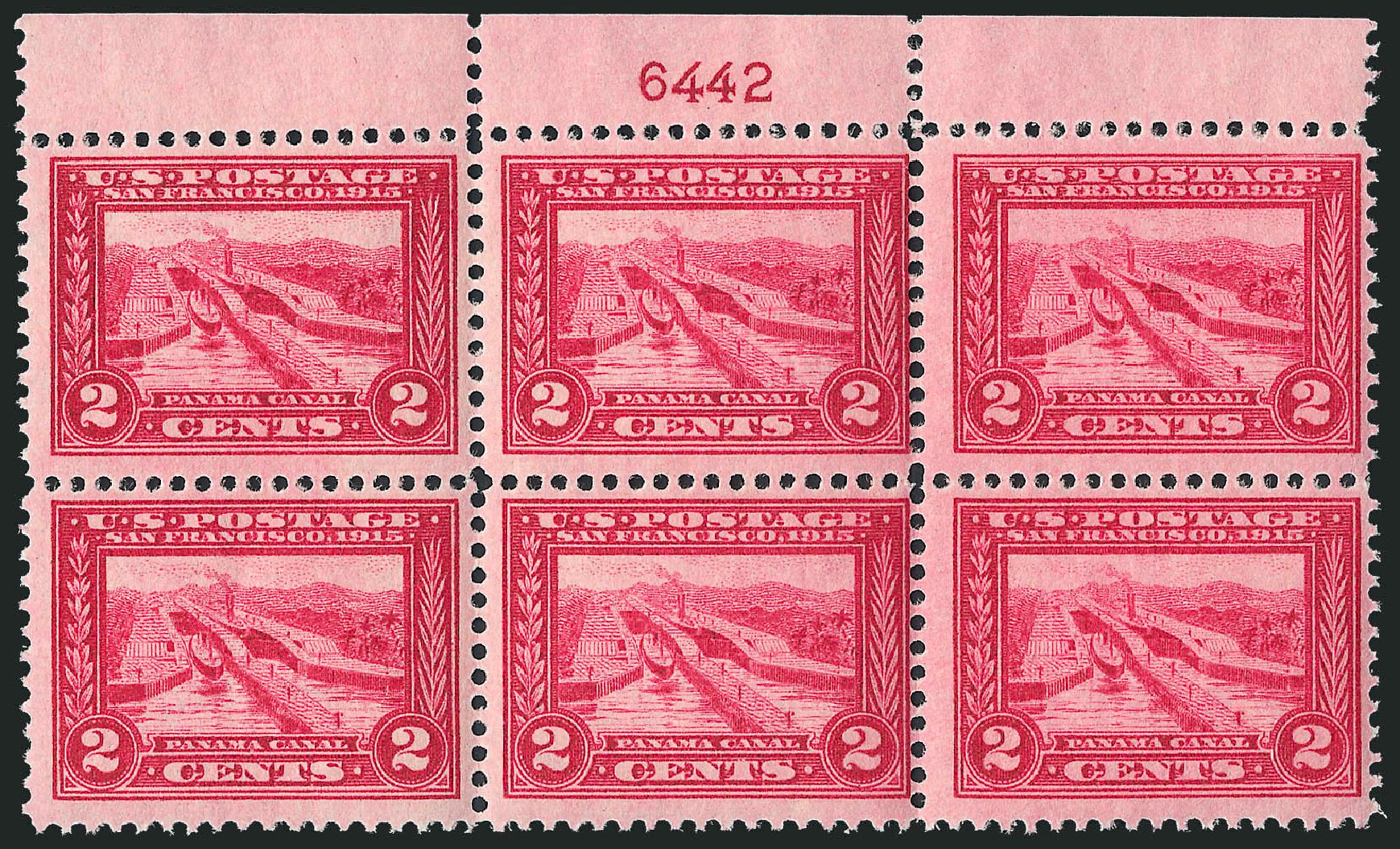 Cost of US Stamp Scott Cat. # 398: 2c 1913 Panama-Pacific Exposition. Robert Siegel Auction Galleries, Apr 2009, Sale 971, Lot 1683