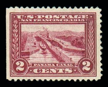US Stamps Values Scott Catalog #398 - 2c 1913 Panama-Pacific Exposition. Matthew Bennett International, Dec 2007, Sale 325, Lot 2026