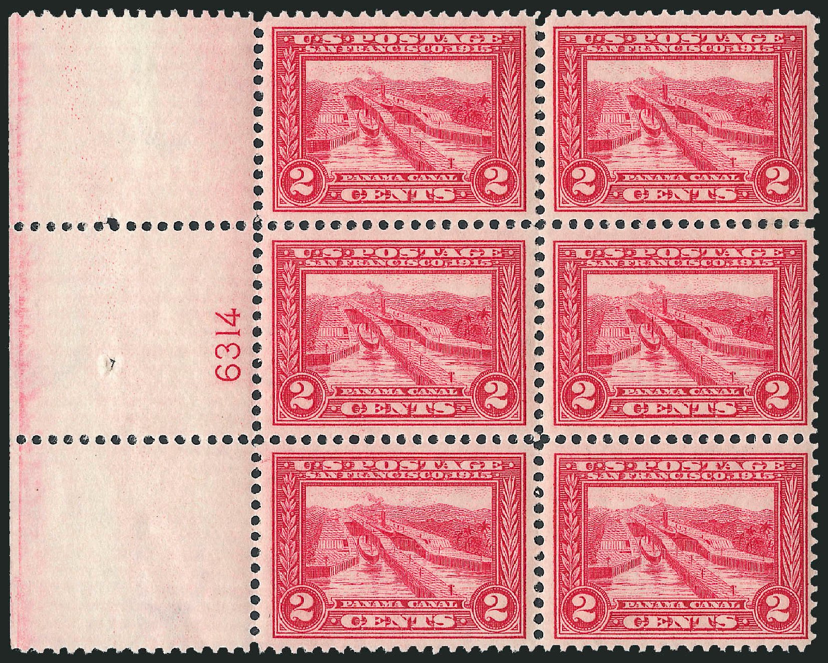 Value of US Stamps Scott Cat. #398 - 2c 1913 Panama-Pacific Exposition. Robert Siegel Auction Galleries, Apr 2009, Sale 971, Lot 1676