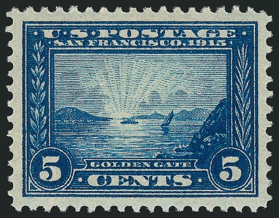 Value of US Stamp Scott Catalogue 399 - 5c 1913 Panama-Pacific Exposition. Robert Siegel Auction Galleries, Mar 2012, Sale 1019, Lot 778