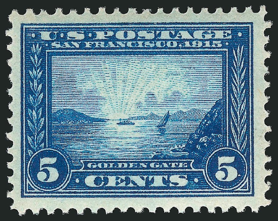 US Stamps Price Scott Catalogue # 399 - 1913 5c Panama-Pacific Exposition. Robert Siegel Auction Galleries, Mar 2014, Sale 1067, Lot 1478