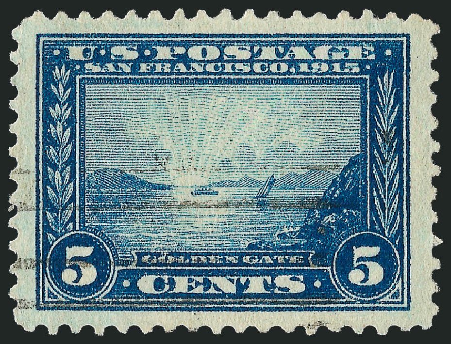 Cost of US Stamp Scott Cat. # 399 - 1913 5c Panama-Pacific Exposition. Robert Siegel Auction Galleries, Feb 2015, Sale 1093, Lot 238