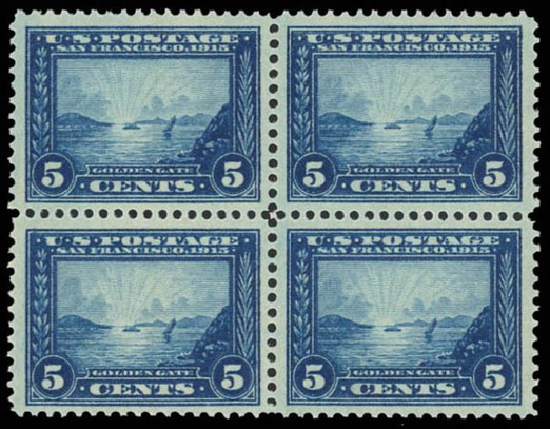 Value of US Stamps Scott Catalog 399 - 1913 5c Panama-Pacific Exposition. Daniel Kelleher Auctions, Jul 2011, Sale 625, Lot 959