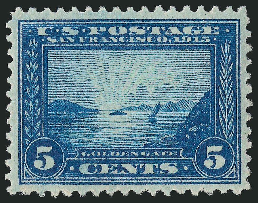 Cost of US Stamp Scott Catalogue 399 - 1913 5c Panama-Pacific Exposition. Robert Siegel Auction Galleries, Jun 2009, Sale 975, Lot 1799