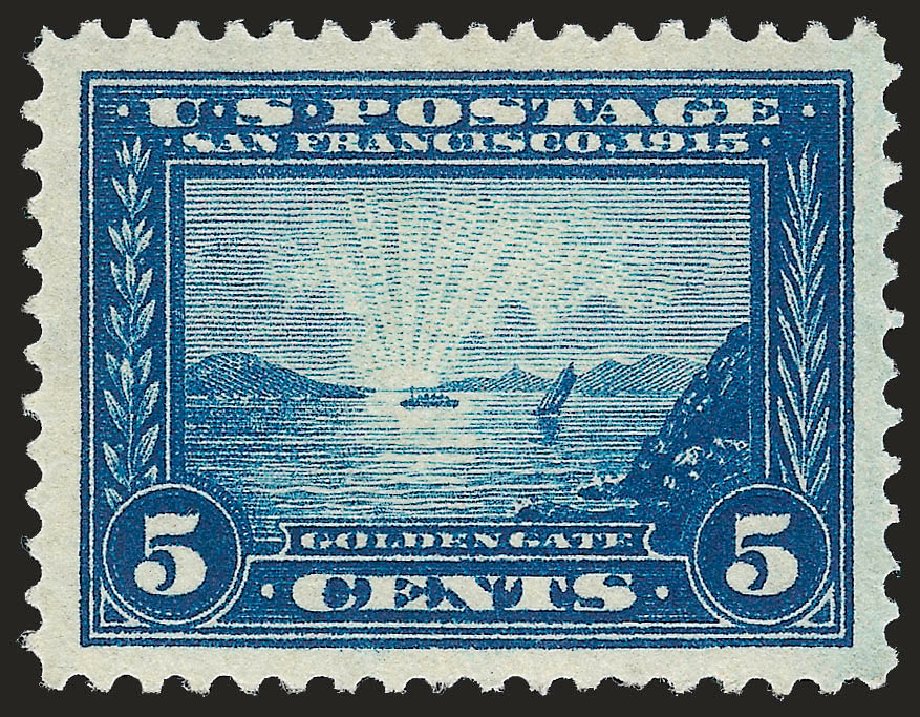 US Stamp Prices Scott Catalog #399: 1913 5c Panama-Pacific Exposition. Robert Siegel Auction Galleries, Jun 2010, Sale 992, Lot 2459