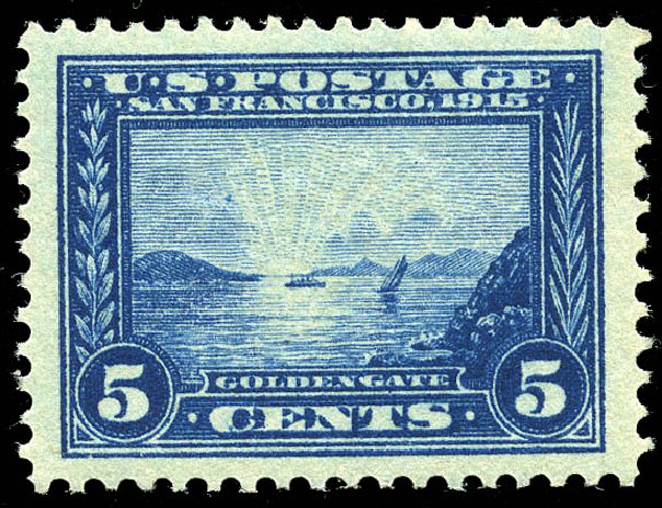 Value of US Stamps Scott Catalogue # 399 - 5c 1913 Panama-Pacific Exposition. Matthew Bennett International, May 2014, Sale 350, Lot 550