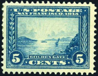 Cost of US Stamps Scott Cat. # 399: 1913 5c Panama-Pacific Exposition. Harmer-Schau Auction Galleries, Mar 2011, Sale 89, Lot 320