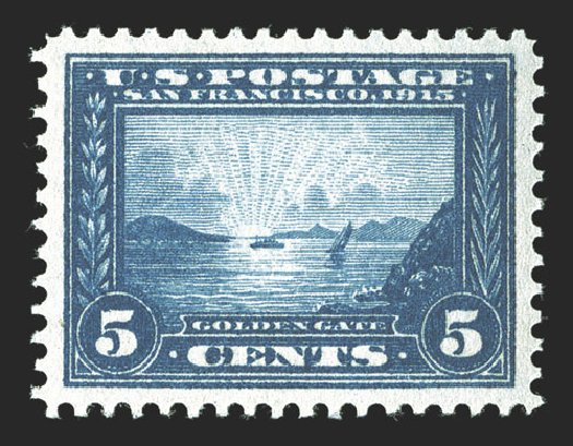 US Stamp Price Scott Catalogue 399: 5c 1913 Panama-Pacific Exposition. Spink Shreves Galleries, Jul 2012, Sale 140, Lot 250