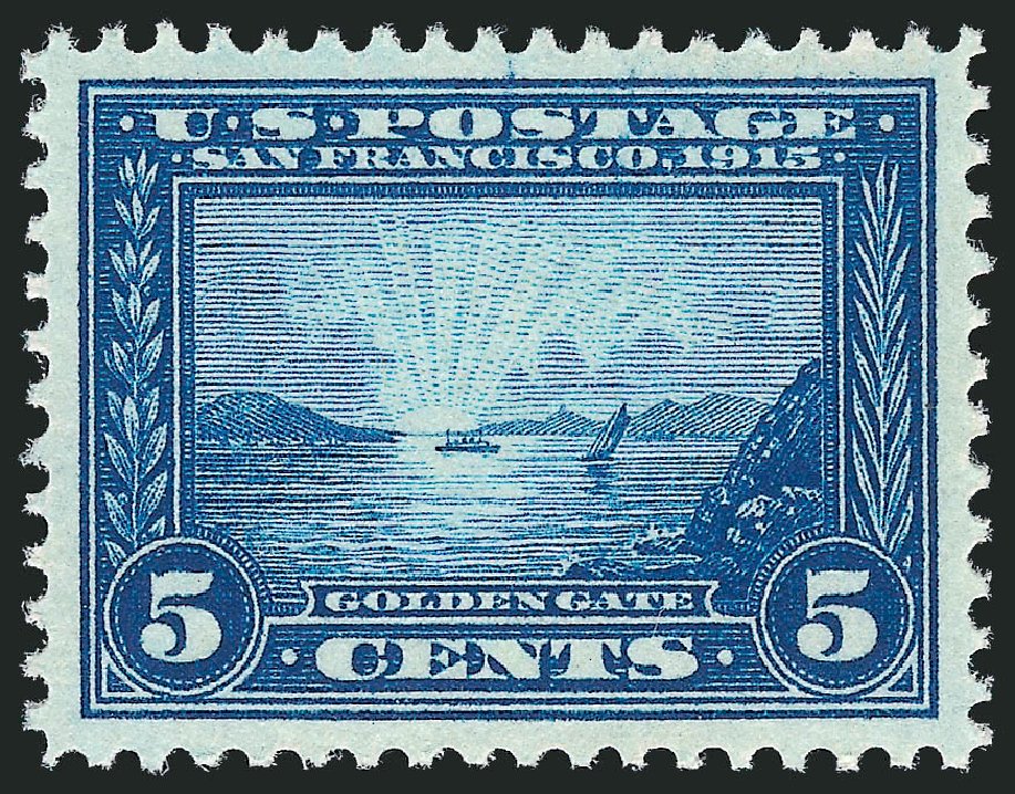 Values of US Stamp Scott #399: 1913 5c Panama-Pacific Exposition. Robert Siegel Auction Galleries, Dec 2010, Sale 1000, Lot 1211