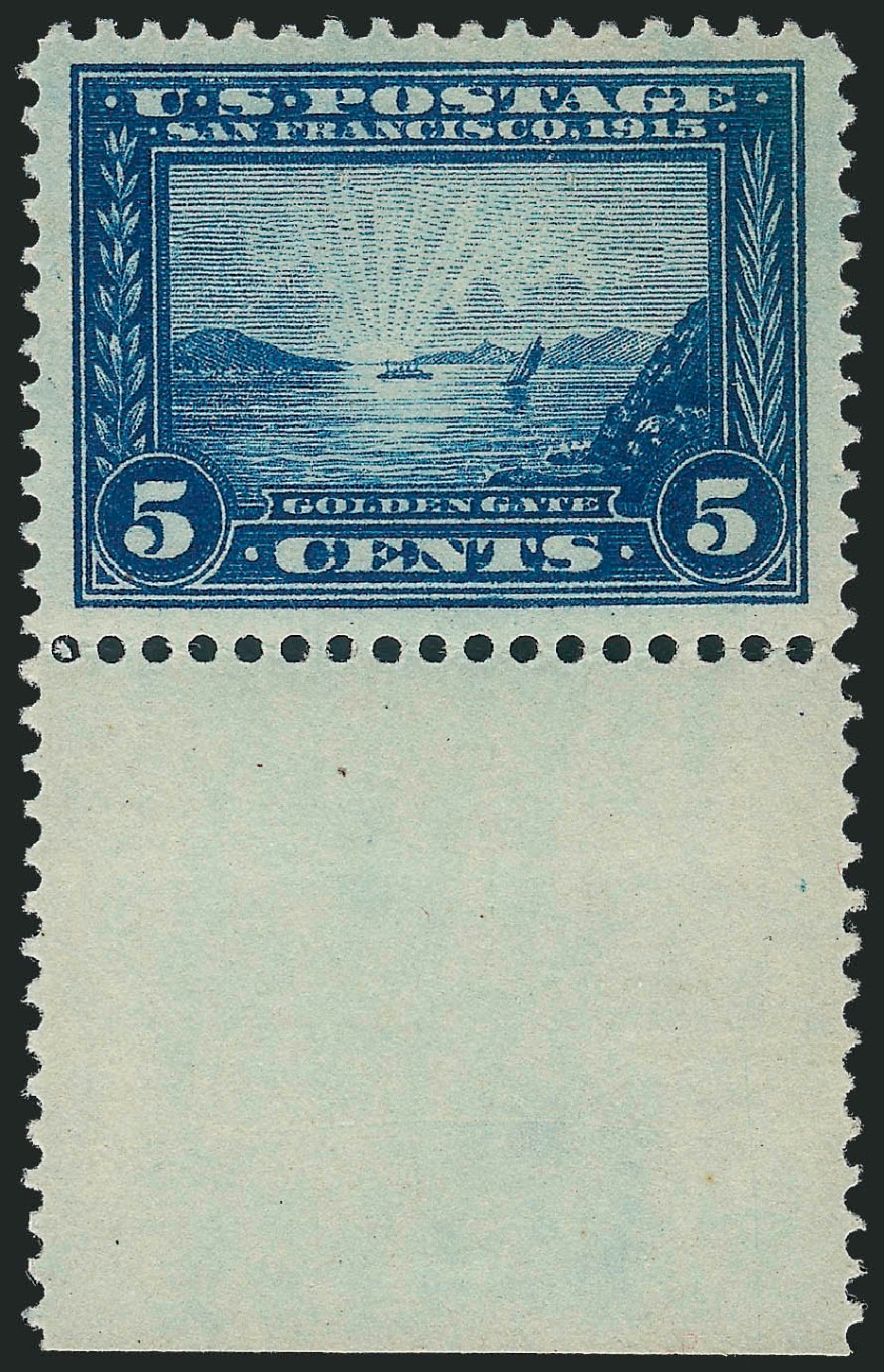 Value of US Stamps Scott 399 - 5c 1913 Panama-Pacific Exposition. Robert Siegel Auction Galleries, Sep 2009, Sale 976, Lot 1981