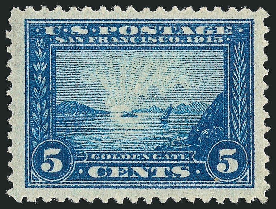US Stamps Prices Scott # 399: 1913 5c Panama-Pacific Exposition. Robert Siegel Auction Galleries, Dec 2012, Sale 1037, Lot 2034