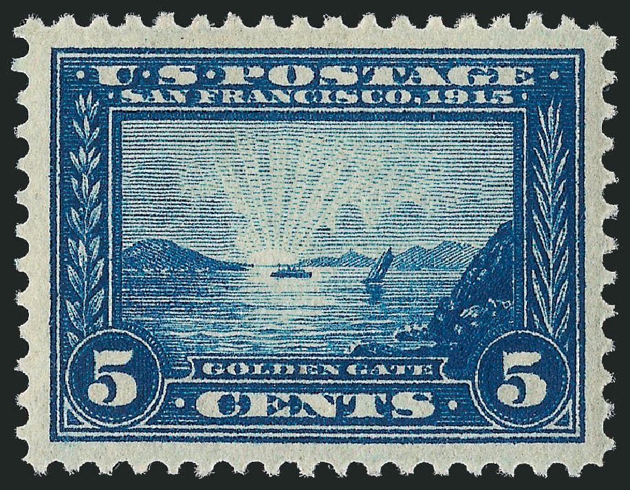 US Stamps Price Scott Catalog 399 - 1913 5c Panama-Pacific Exposition. Robert Siegel Auction Galleries, Jun 2012, Sale 1026, Lot 1405
