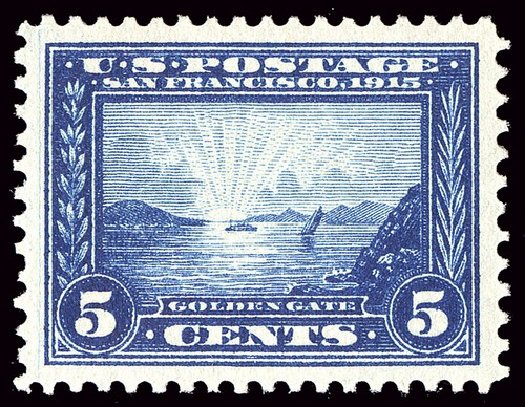 Value of US Stamps Scott Catalog # 399 - 1913 5c Panama-Pacific Exposition. Spink Shreves Galleries, Jan 2014, Sale 146, Lot 395