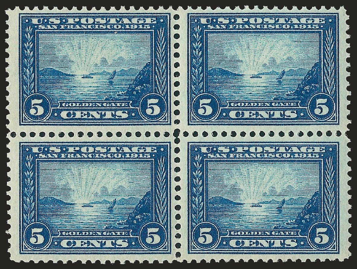 US Stamps Prices Scott Catalog 399: 5c 1913 Panama-Pacific Exposition. Robert Siegel Auction Galleries, Sep 2009, Sale 976, Lot 1983