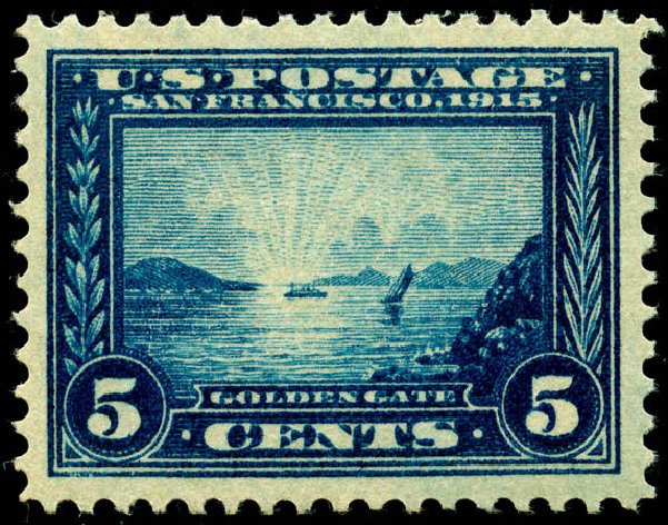 US Stamp Price Scott Catalogue #399: 1913 5c Panama-Pacific Exposition. Matthew Bennett International, Jun 2008, Sale 328, Lot 926