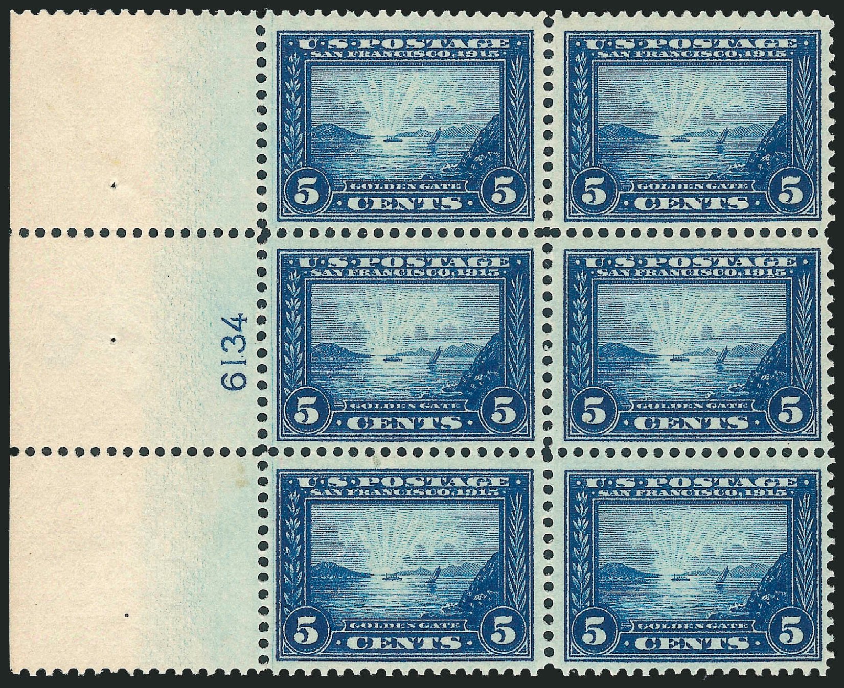 Prices of US Stamps Scott Cat. #399: 5c 1913 Panama-Pacific Exposition. Robert Siegel Auction Galleries, Dec 2012, Sale 1037, Lot 2036