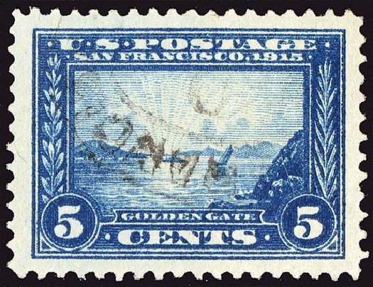 Cost of US Stamp Scott Catalog 399: 1913 5c Panama-Pacific Exposition. Spink Shreves Galleries, Jan 2014, Sale 146, Lot 396
