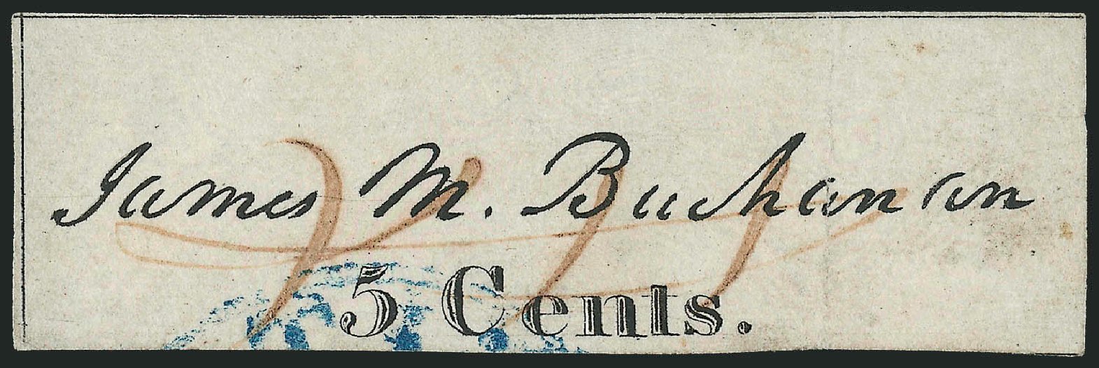US Stamps Value Scott #3X1: 5c 1845 Baltimore Postmasters Provisional. Robert Siegel Auction Galleries, Jun 2015, Sale 1106, Lot 3003